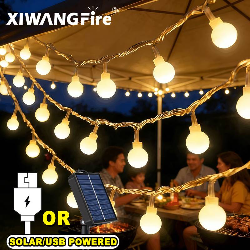 Farming And Agriculture - 3-10M Solar/USB/Batterij Lichtslingers, Fairy Globe Ball