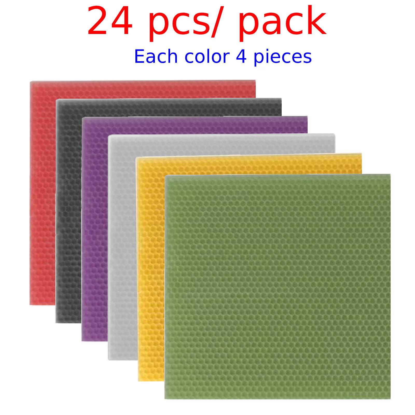 24 stuks kleurrijke honingraat - Beehive Frame Wax recensie en prijs