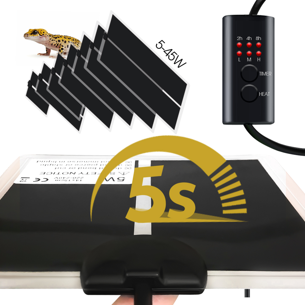 Eu Plug 5-20W Reptielen Instel - Seedling Heat Mat recensie en prijs