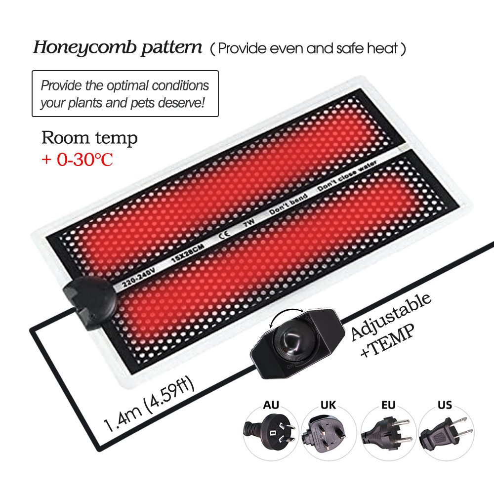 5-20W Tuinzaailingen Verwarmin - Seedling Heat Mat recensie en prijs